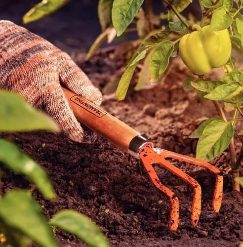 Garfo para jardinagem